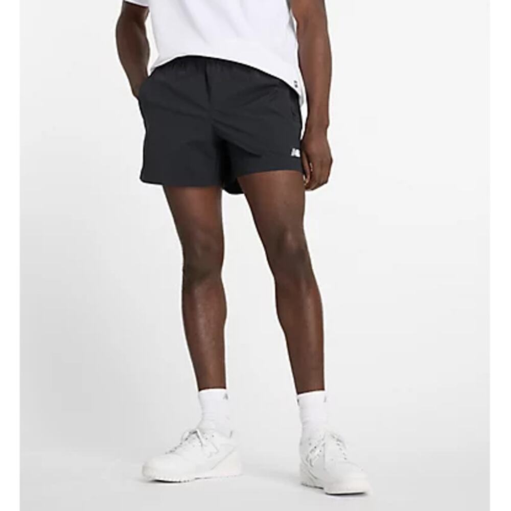 New Balance Men's Black Woven Stretch 5" Athletic Shorts Size XL